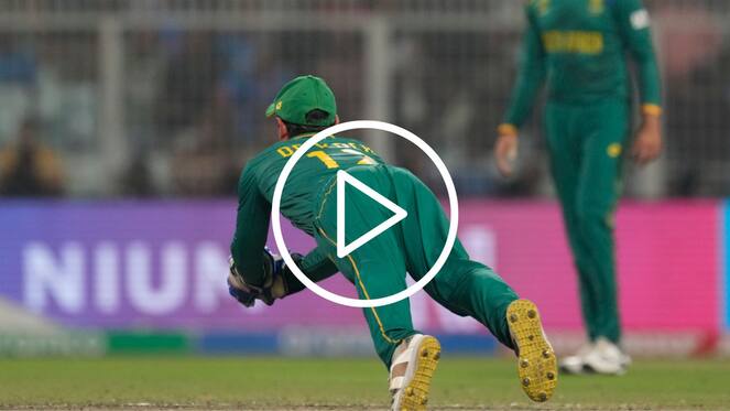 [Watch] Quinton de Kock Takes A ‘Screamer’ As Steve Smith’s Misery Continues